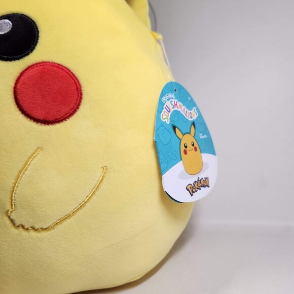 NEW Squishmallows Pokemon 10" Pikachu Stuffed Plush Toy Stuffed Animal 10 inch N - Picture 2 of 7